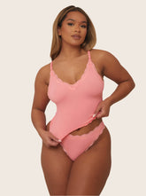 Blair Bralette & Brief Set : Coral Pink